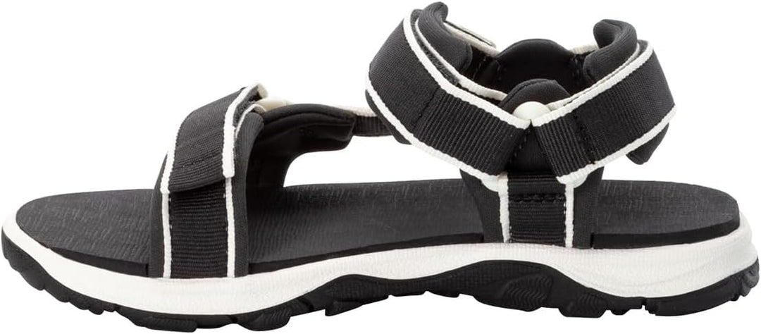 Jack Wolfskin Unisex Kinder Seven Seas 3 K Freizeitsandale 27 EU Schwarz, 27 EU Schwarz