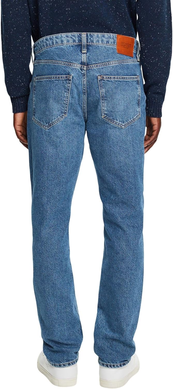 ESPRIT Jeans mit geradem Bein und mittlerer Bundhöhe 32W / 30L Blue Medium Washed, 32W / 30L Blue Me