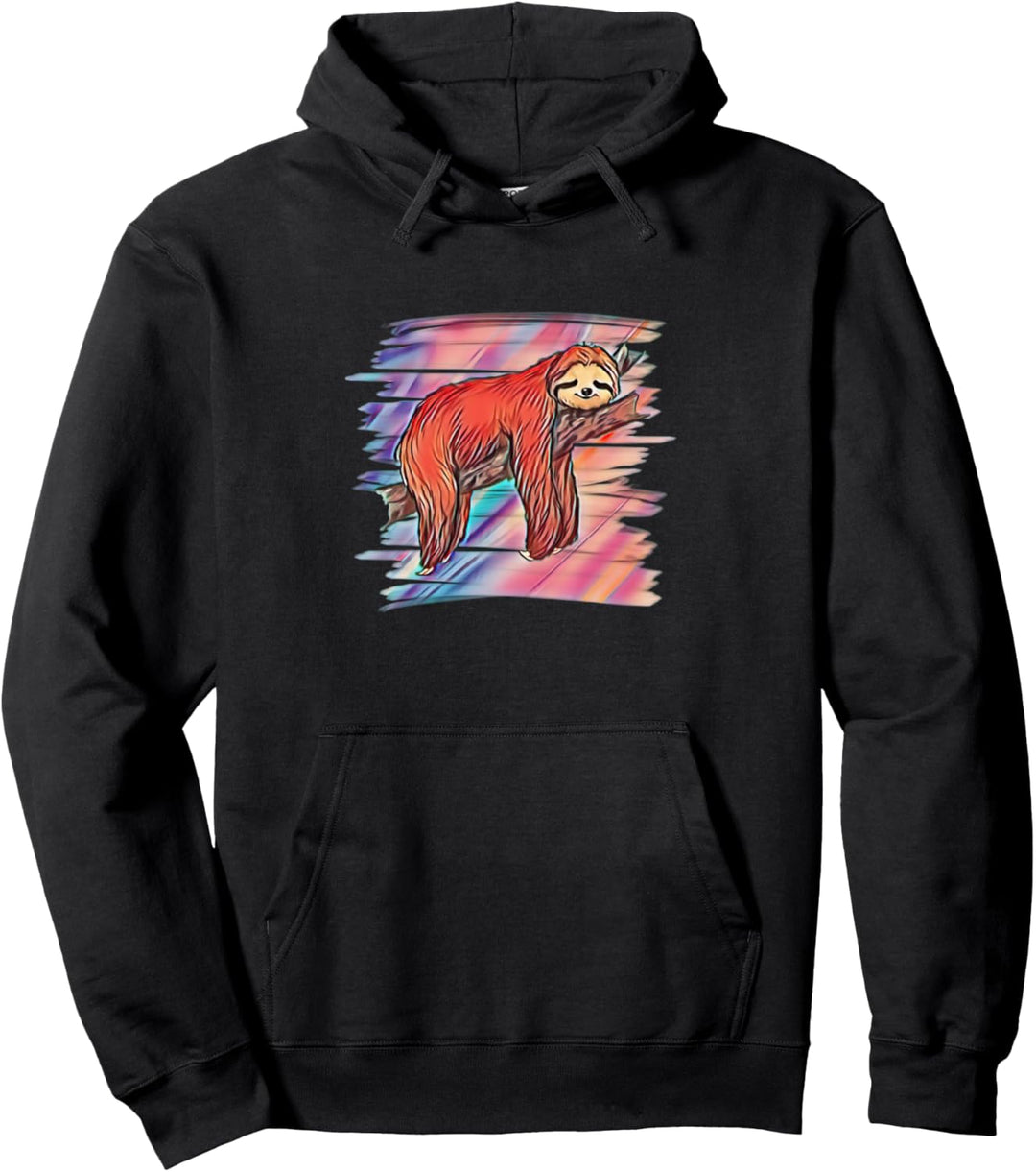 Faultier Motiv Pullover Hoodie