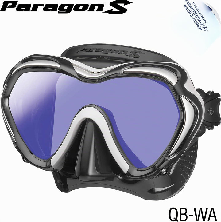 TUSA Paragon M2001SQB - Profi Tauchermaske Schwarz, Schwarz