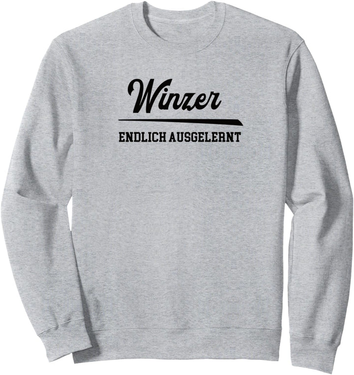 Winzer Ausbildung Bestanden Lehre Abschluss Prüfung Sweatshirt