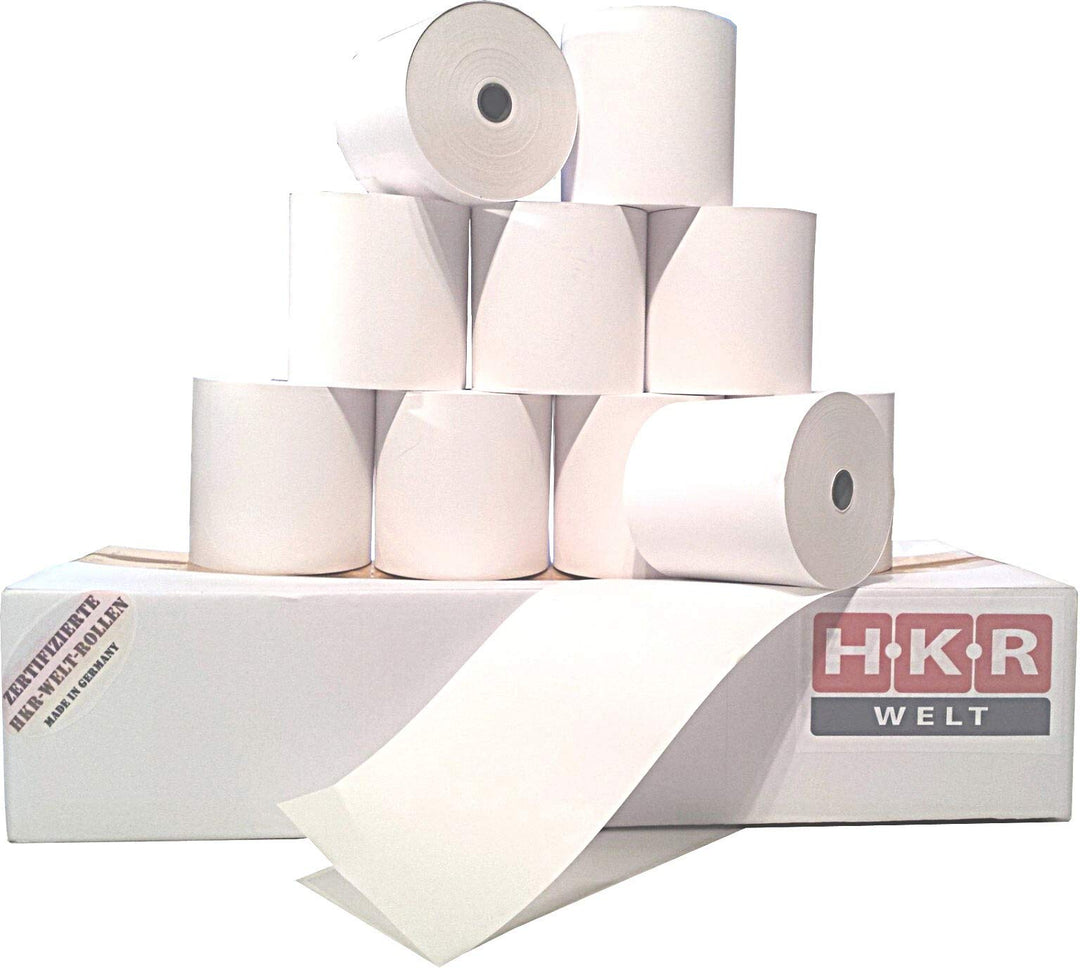 50 Thermorollen 58mm x 50m x 12mm - Thermo-Kassenrollen 58/50/12-48g/m²