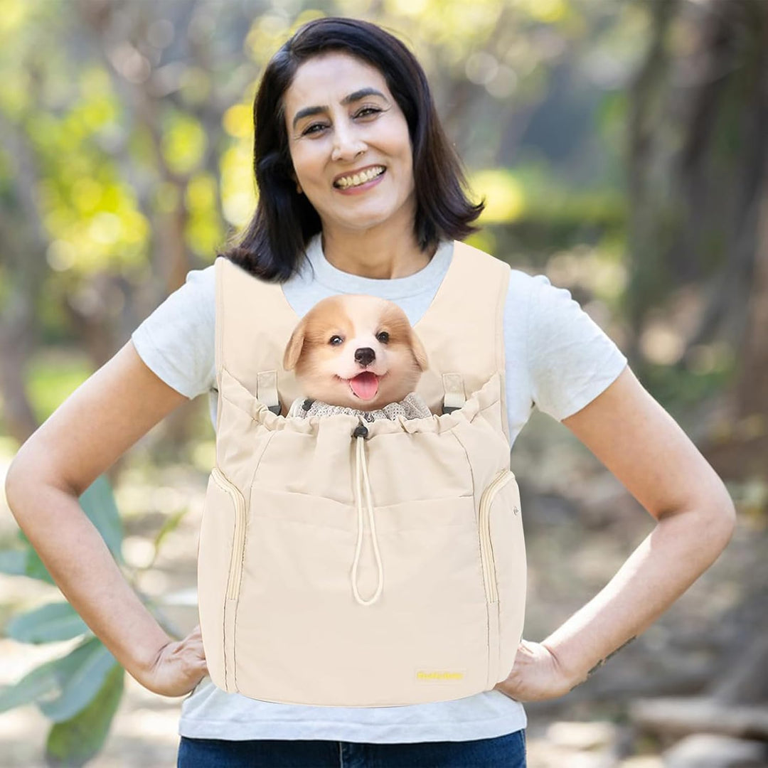 Galatée Hunde-Fronttrage-Rucksack, Verstellbare Haustier-Katzentruhe, Belüfteter Hundeträger Für Wan