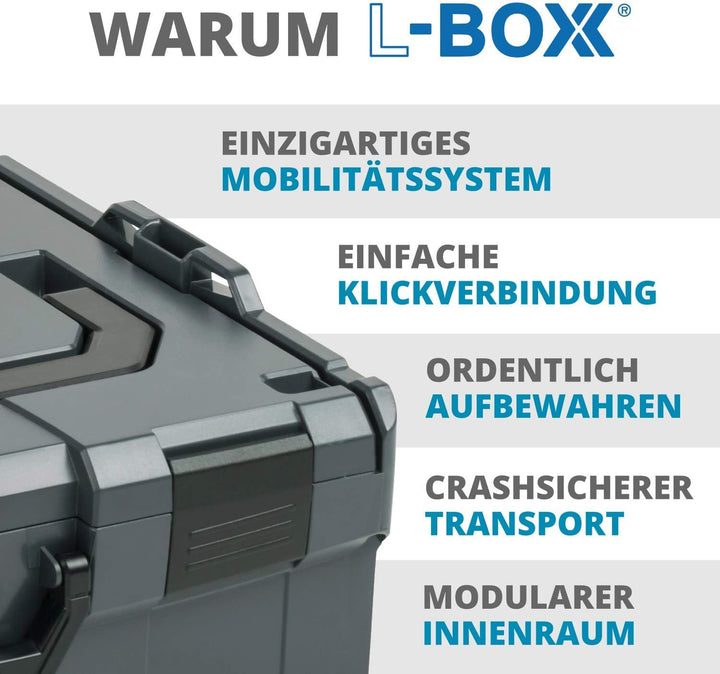 Sortimo L Box Einsätze | H3 Einsätze mit Deckenpolster | Für die L-BOXX 102 G4 | Erstklassige Sortie
