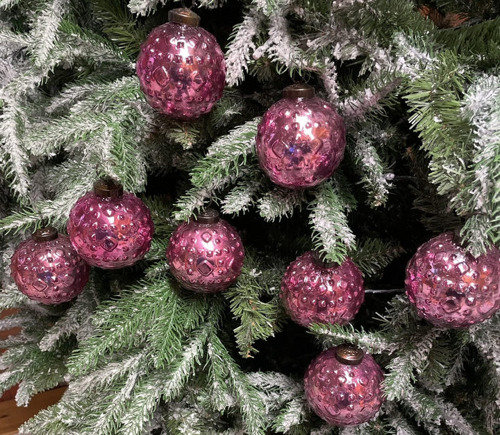 MC Trend 8er Set edle Luxus Glas Weihnachtskugeln Ø 8cm Weihnachtsbaum Kugeln Christbaumkugeln Weihn