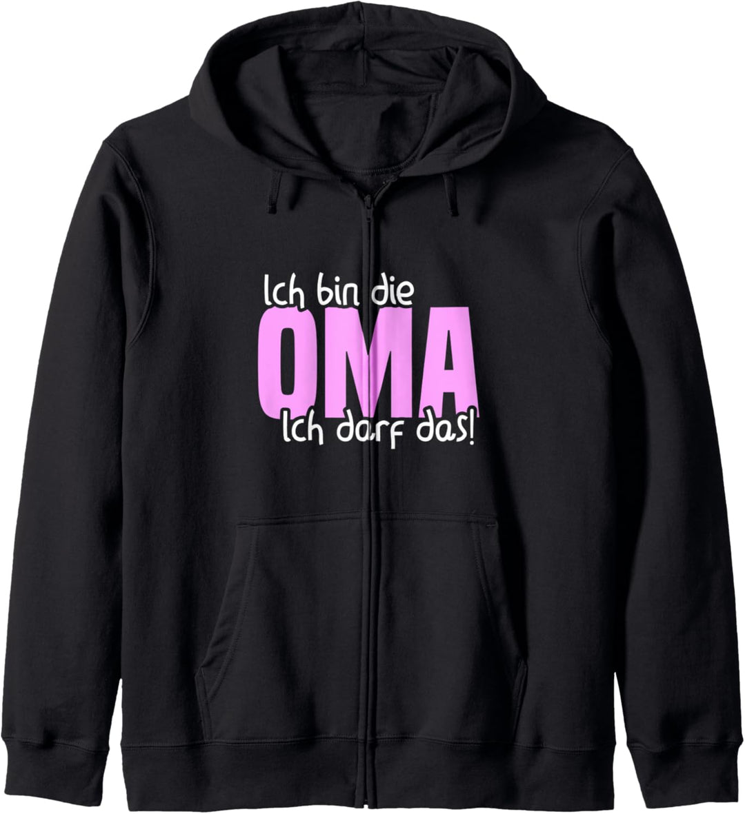Ich bin die Oma ich darf das Enkelkind Grossmutter Kapuzenjacke