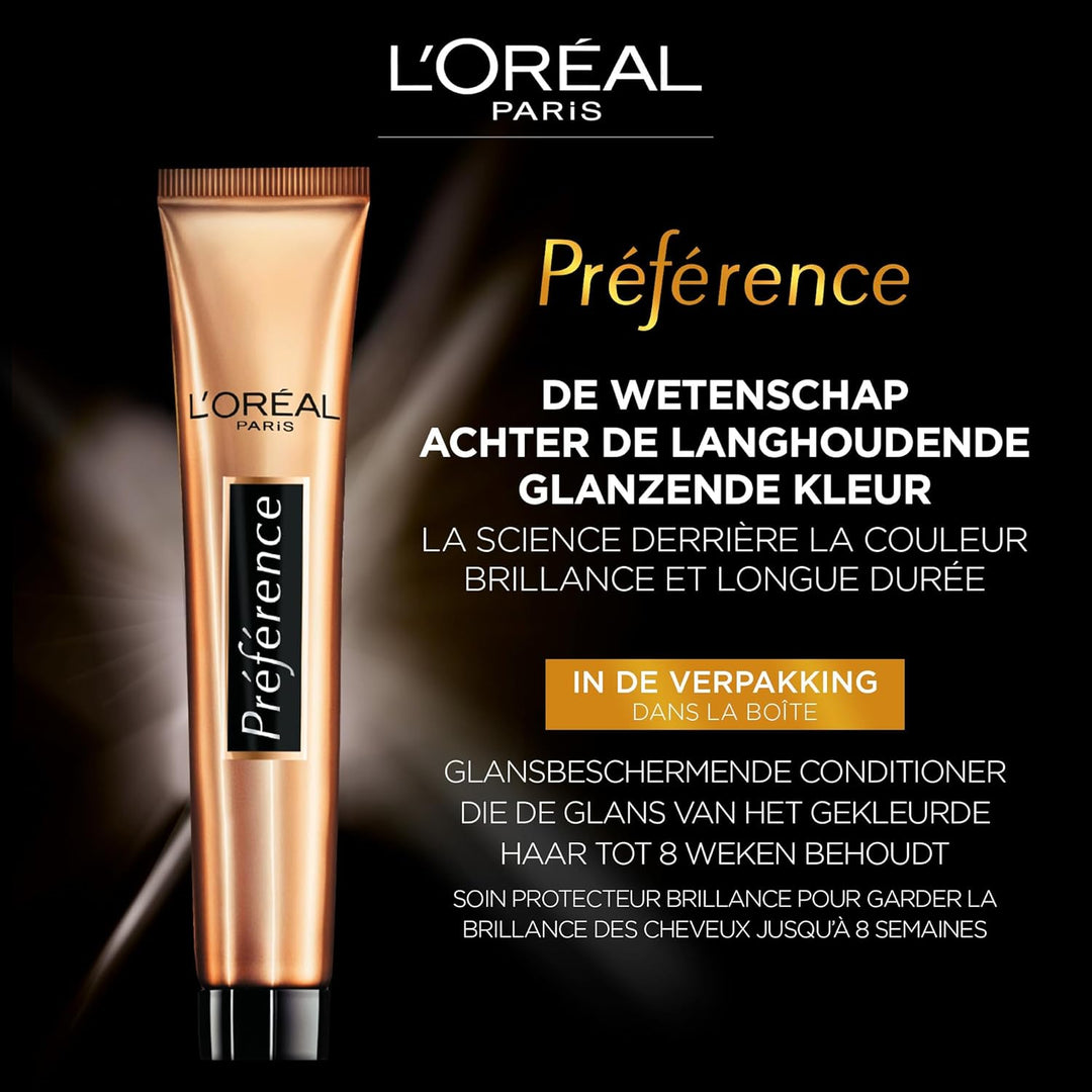 LOral Paris Prfrence 7 - Midden Blond - Haarverf met Color extender Mittelblond 1 g (1er Pack), Mitt