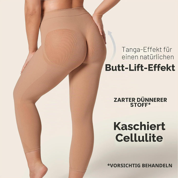 Leonisa Nahtlose Shapewear Hohe Taille Butt Lifting Capri oder Shaper Shorts Oberschenkel Slimmer Gi
