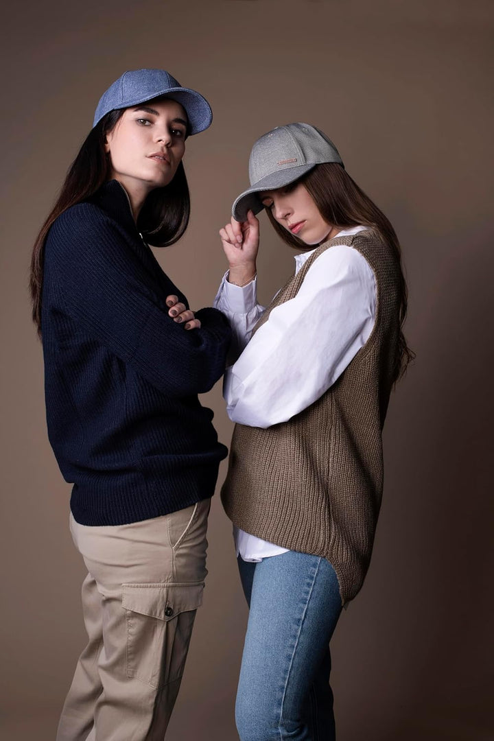 CHILLOUTS Unisex Savio Hat Baseballkappe Einheitsgrösse blue herringbone, Einheitsgrösse blue herrin