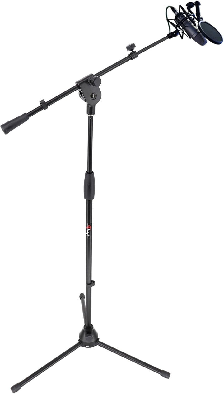 Mikrofonständer Mikrofonständer für Bühne, Studio, Aufnahme, Heimkino mit Metallsockel von Tlingt Su