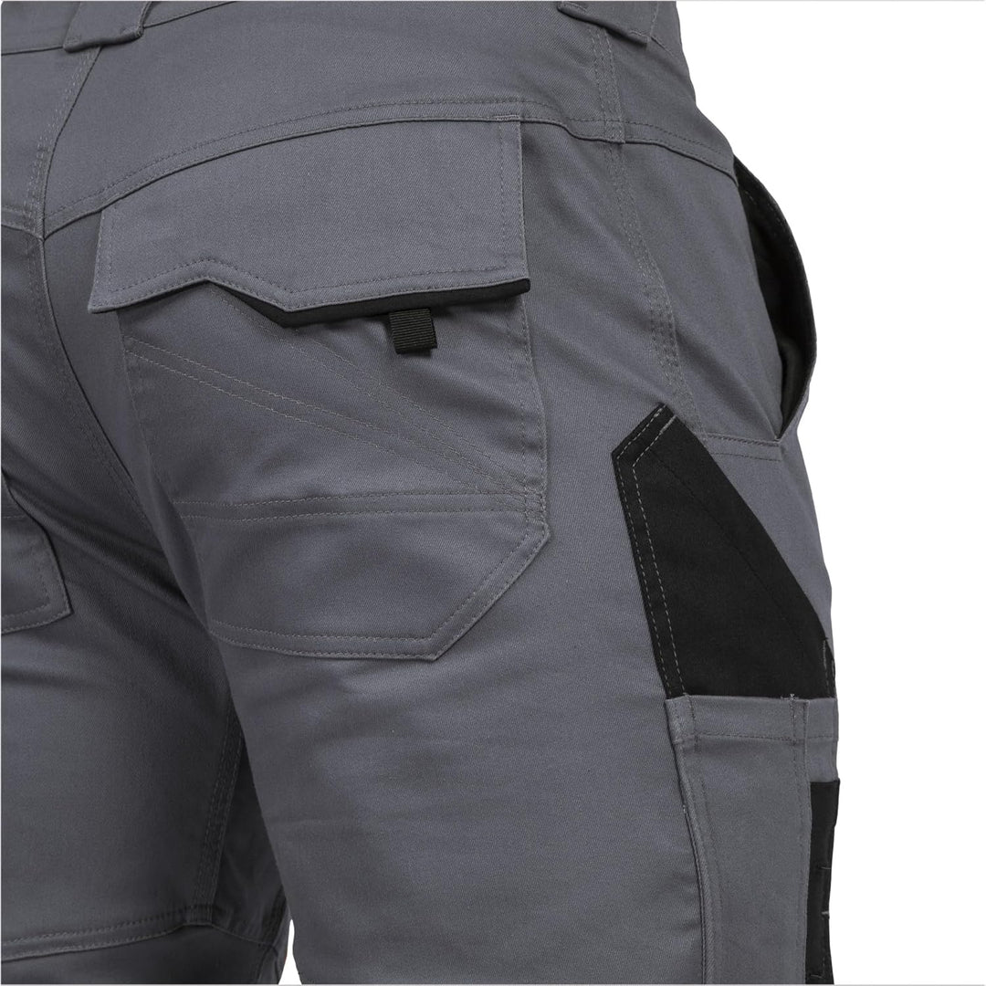Leibwächter Kurzehose Damen Shorts Flex LINE grau-schwarz Nr. FLXDK27 Grösse 40