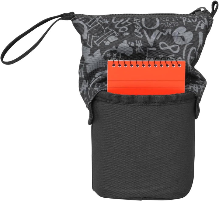 Satch Pencil Slider Federmäppchen Stiftehalter zum Stehen 3 Innenfächer Geheimfach Recycelte Materia
