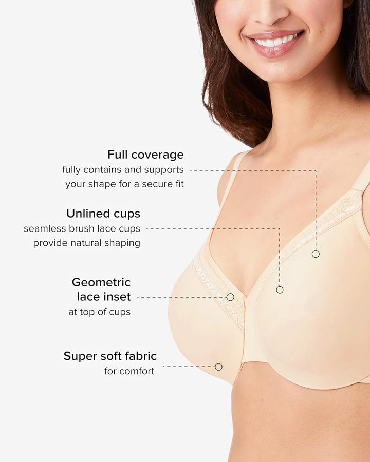 Wacoal Damen Perfect Primer Front Close Underwire Bra BH mit voller Abdeckung (1er Pack) 75D Schwarz