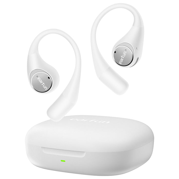 EarFun OpenJump Bluetooth Open-Ear Kopfhörer, Hi-Res Audio, LDAC, Theatermodus, anpassbare Ohrbügel,