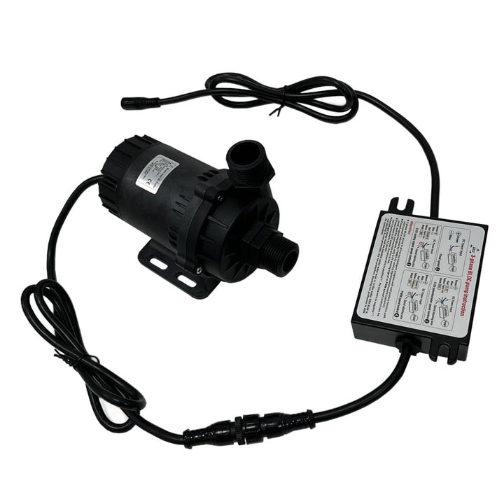 SHYSKY Hochleistungs-Tauchpumpe 24V 120W Mikrobürstenlose DC-Wasserpumpe DC60G-24120S-1 12M 3800LPH,