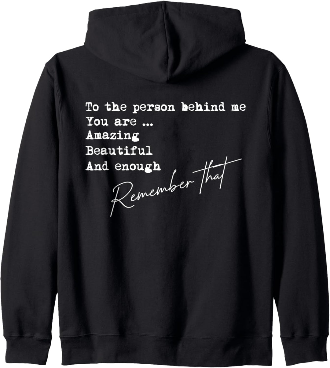 Die Person hinter mir Kapuzenjacke