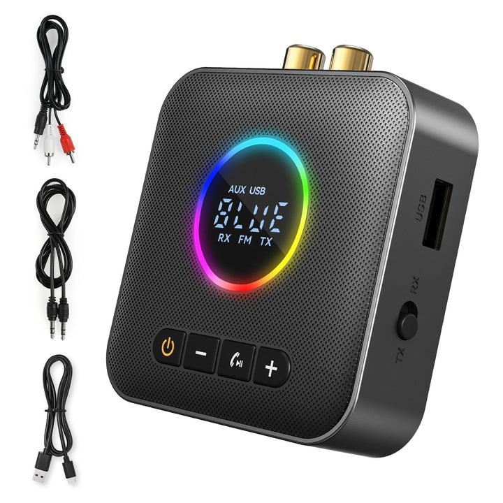 AXFEE Bluetooth 5.4 HiFi Empfänge, 2-in-1 Bluetooth 5.4 Sender &amp; Empfänger, für Musik-Streaming-Soun