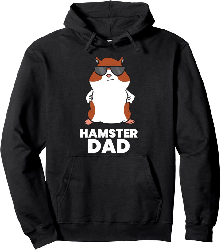 Hamster Papa lustiger Hamster mit Sonnenbrille Pullover Hoodie