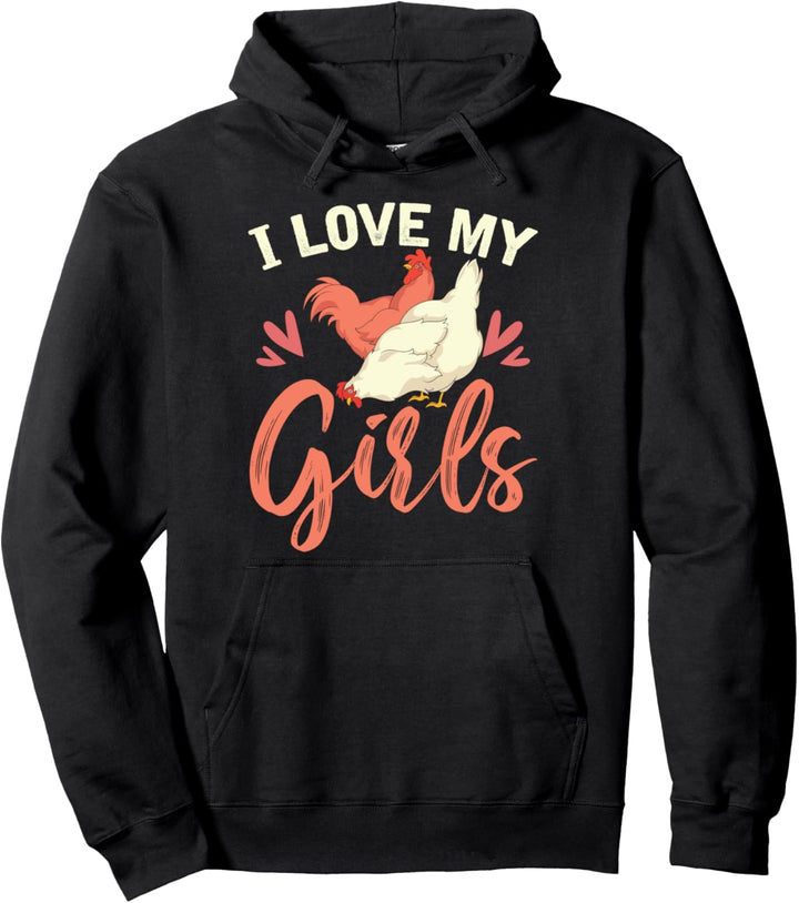 Lustiges Hühner Bauer Bauernhof Tier Männer Huhn Pullover Hoodie