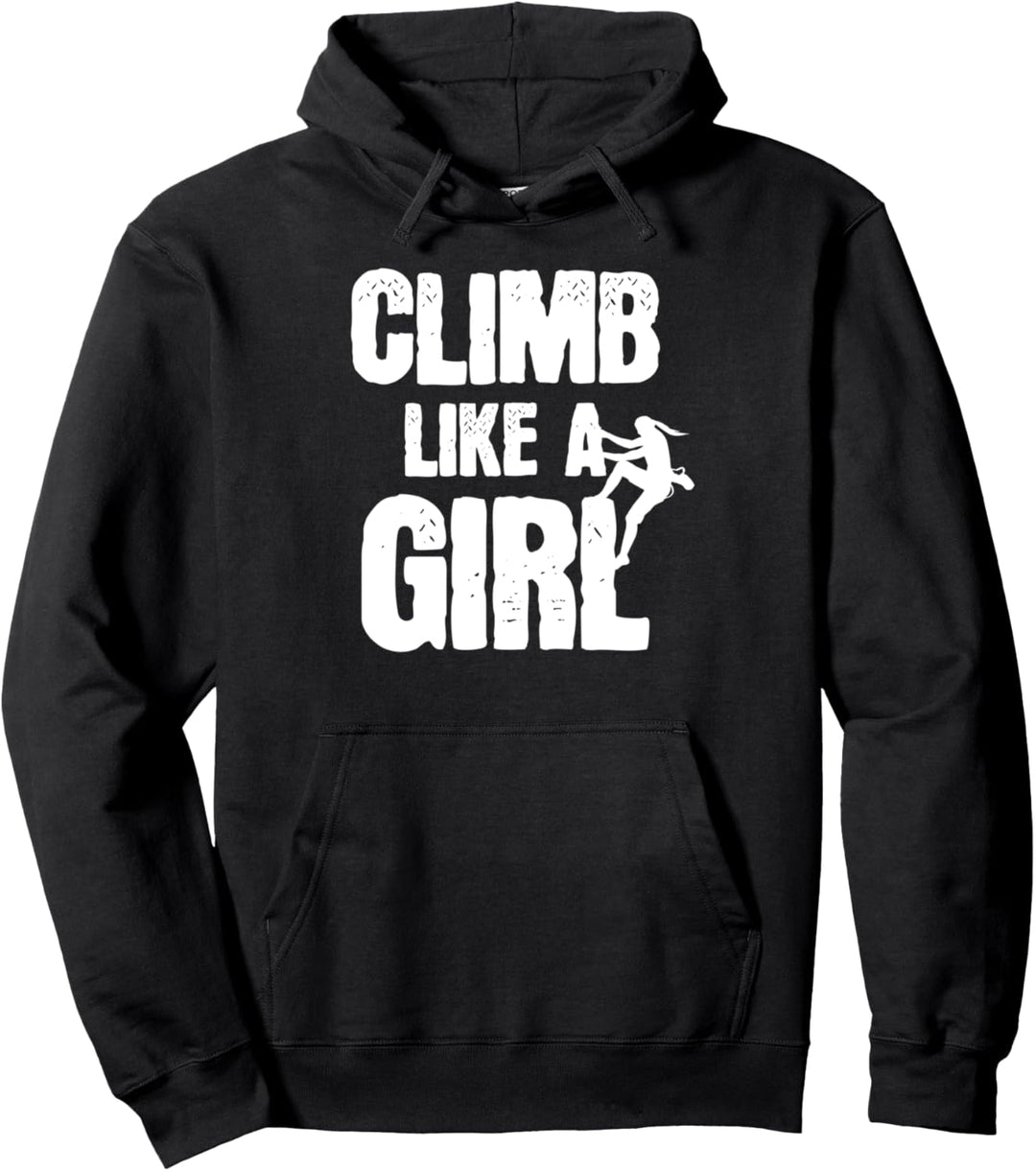 Klettern Bergsteiger Pullover Hoodie