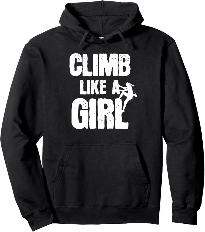 Klettern Bergsteiger Pullover Hoodie