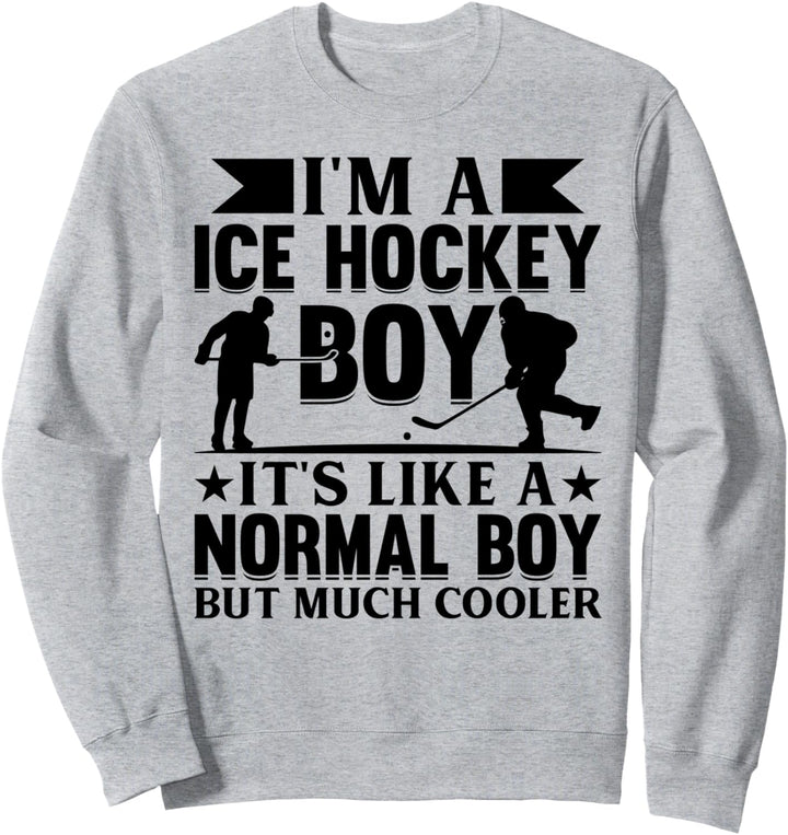 Eishockeyspieler Jungen – Eishockey Kinder Eishockey Junge Sweatshirt