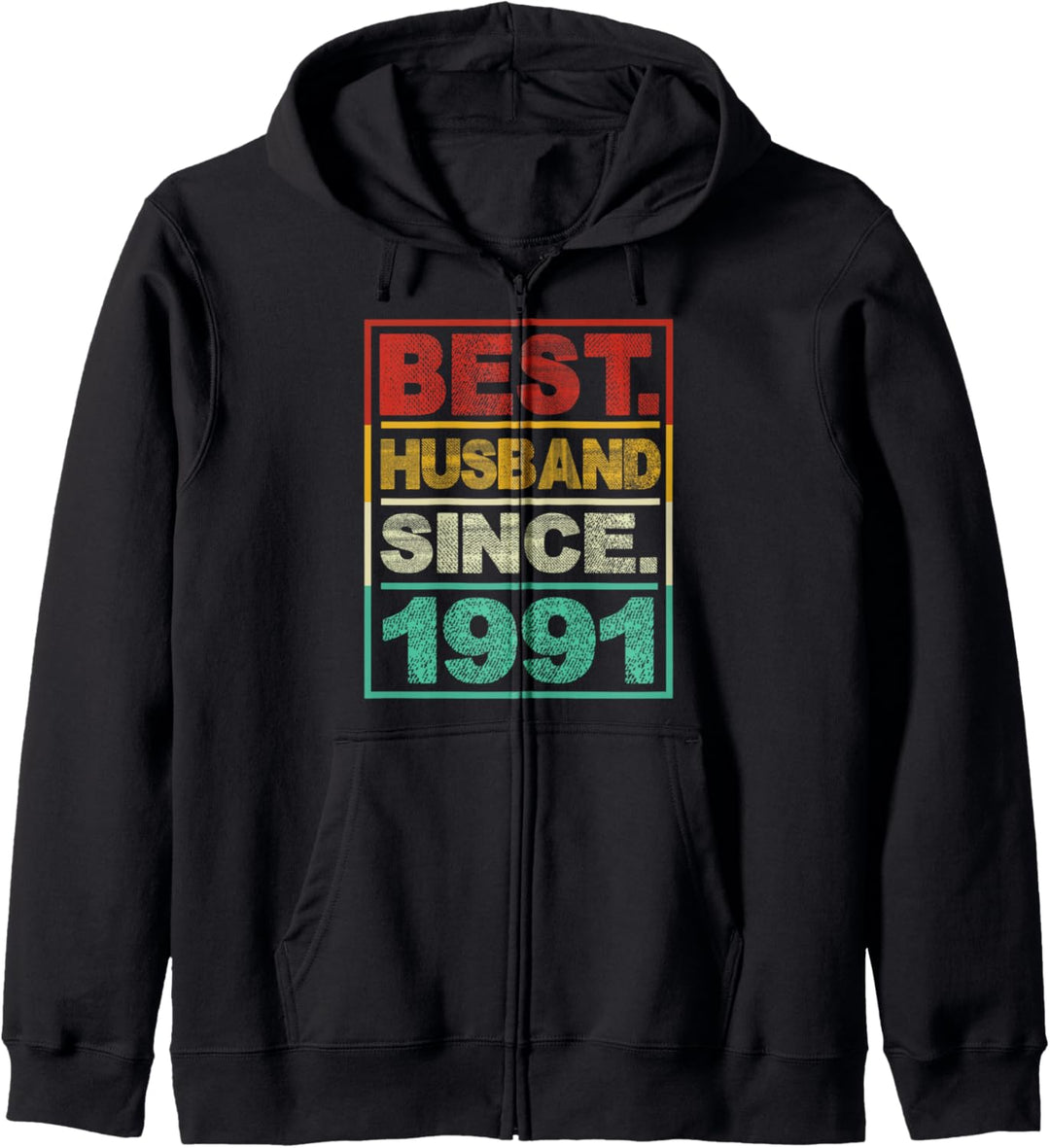Best Husband Since 1991 28. Hochzeitstag für Ehemann Ehefrau Kapuzenjacke