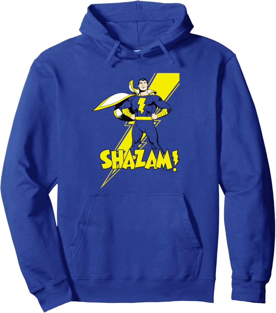Justice League Shazam! Lightning Bolt Pullover Hoodie
