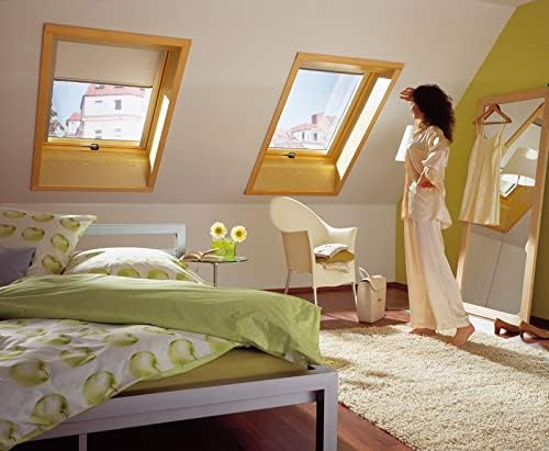 Roto Dachfenster aus Holz mit Eindeckrahmen (54x98)