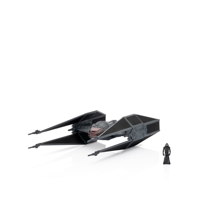 Jazwares Star Wars Micro Galaxy Squadron TIE Schalldämpfer – 12,7 cm Fahrzeug mit 2,5 cm Mikro-Figur
