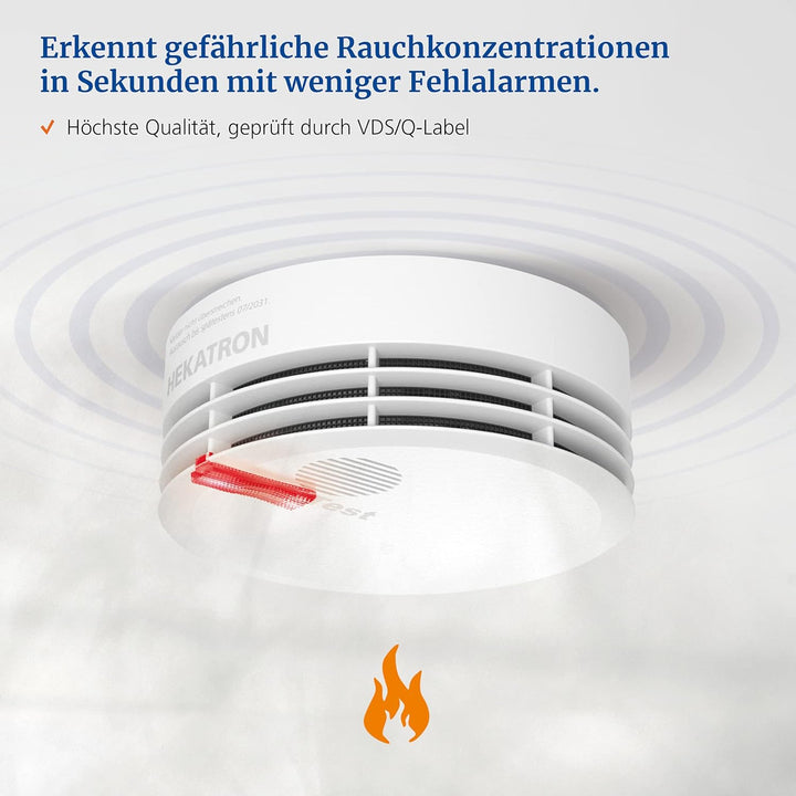 Hekatron Genius Plus Rauchmelder - 2er Pack