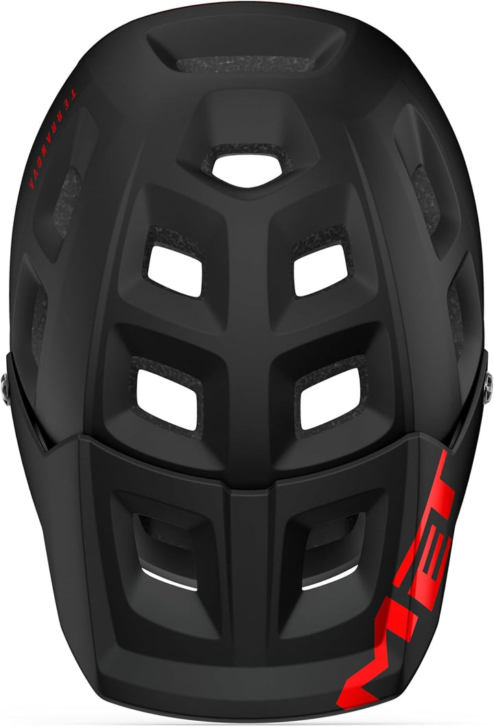 MET Fahrradhelm Terranova 2020 rot schwarz / rot S, schwarz / rot S