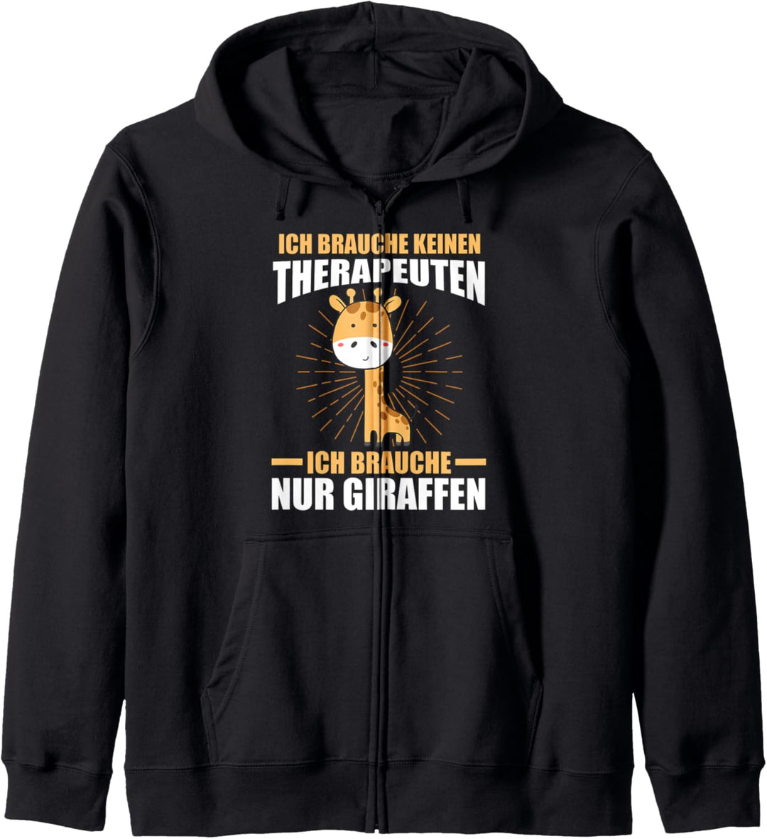 Giraffe Thrapie Giraffen Kapuzenjacke