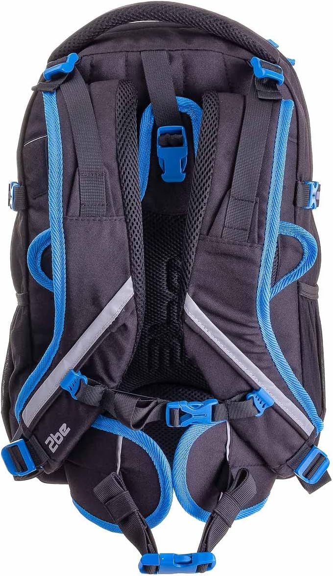 2be Schulrucksack 66320 Ergo School Backpack Black