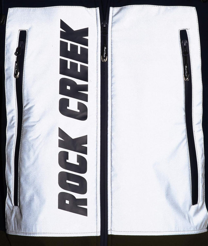 Rock Creek Herren Softshell Jacke Outdoor H-238, Schwarz