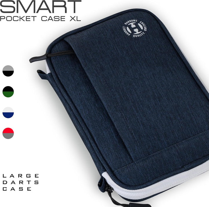 Harrows Smart Case Darttasche & Dart-Etui für 3 oder 6 Darts | Robustes Eva-Case mit Stoff-Finish |
