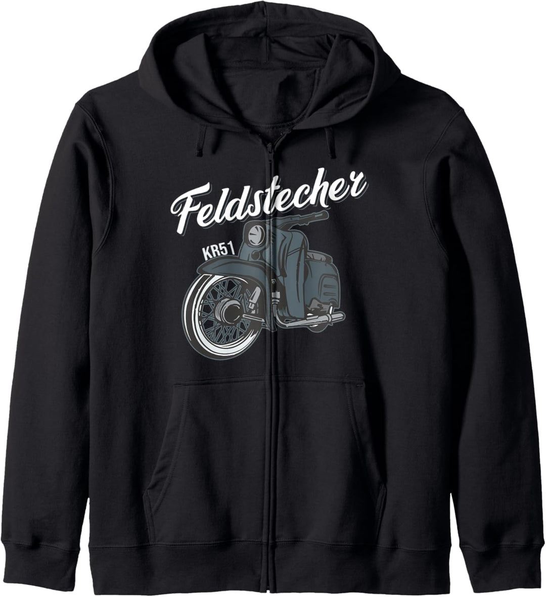 Feldstecher Schwalbe KR51 Simson Mofa Moped Kulturerbe DDR Kapuzenjacke