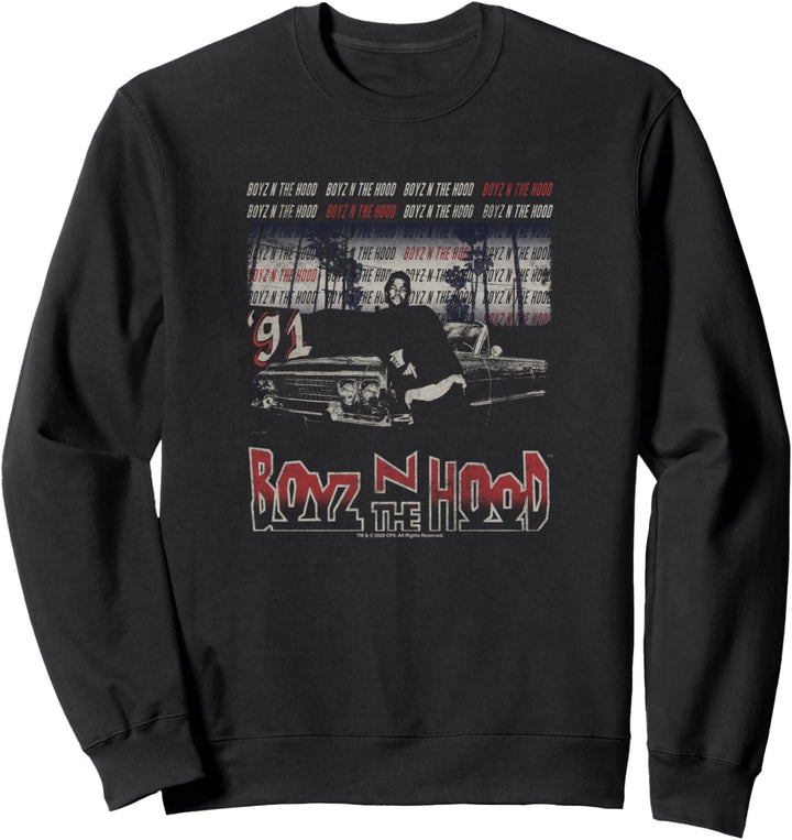 Boyz N The Hood Ice Cube and Car '91 Photo Sweatshirt