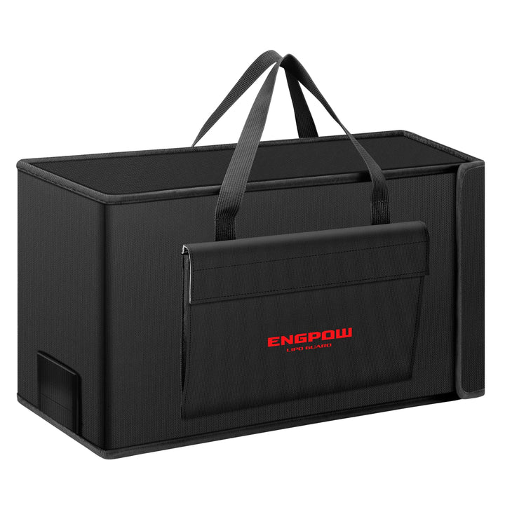 Akku Tasche Ebike Batterie Tasche Feuerfeste bis 2000°F Explosionsgeschützte Lipo Bag kompatibel mit
