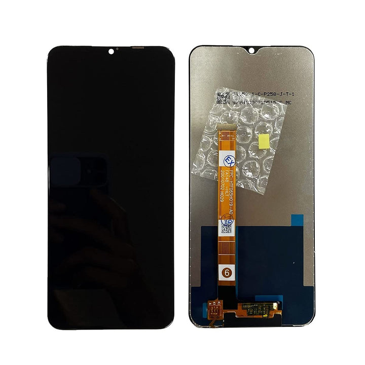 Smartex® Display LCD kompatibel mit Realme 5i / 6i / 5s (RMX2040 - RMX1925 - RMX2030) Schwarz Bildsc
