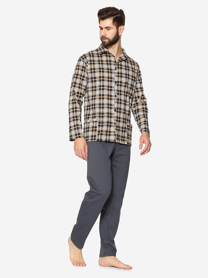 Timone Herren Schlafanzug TITR1008/1009/788 XXL Kariert-1c, XXL Kariert-1c