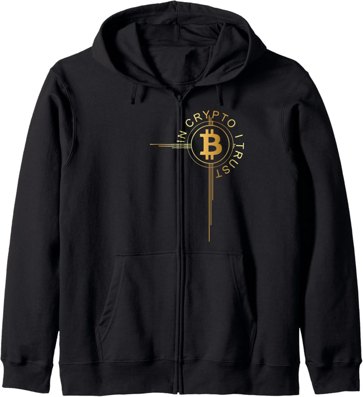 Aktien Broker Crypto Bitcoin Börse Daytrader Cryptocurrency Kapuzenjacke