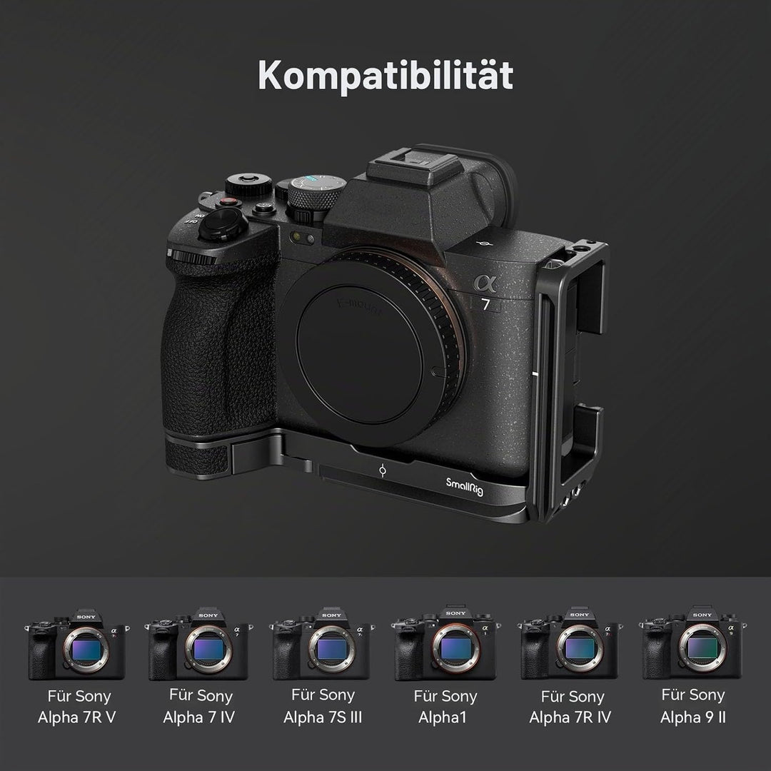 SMALLRIG A7 IV / A7S III / A1 L-Bracket für Arca-Typ, A7 IV L Winkel L-Bracket L-Schnellwechselplatt