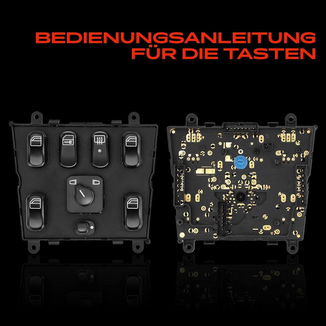 Frankberg Fensterheberschalter Mittelkonsole für M-Klasse W163 SUV 1998-2005 A1638206610