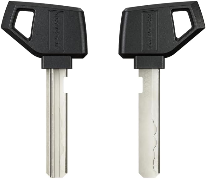 TRELOCK RS 561 Naz Rahmenschloss – Schlüssel Nicht abziehbar – Quadratischer gehärteter Stahlbügel –