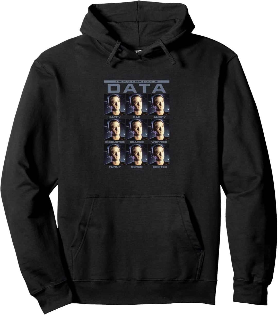 Star Trek Next Generation Emotions Of Data Pullover Hoodie