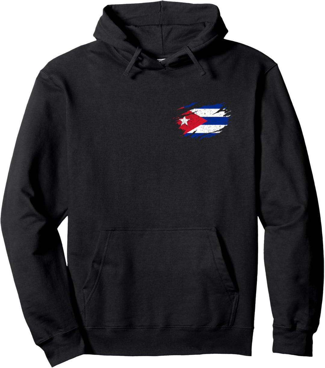 Kubanische Flagge Pride Roots Vintage Cuba Pullover Hoodie