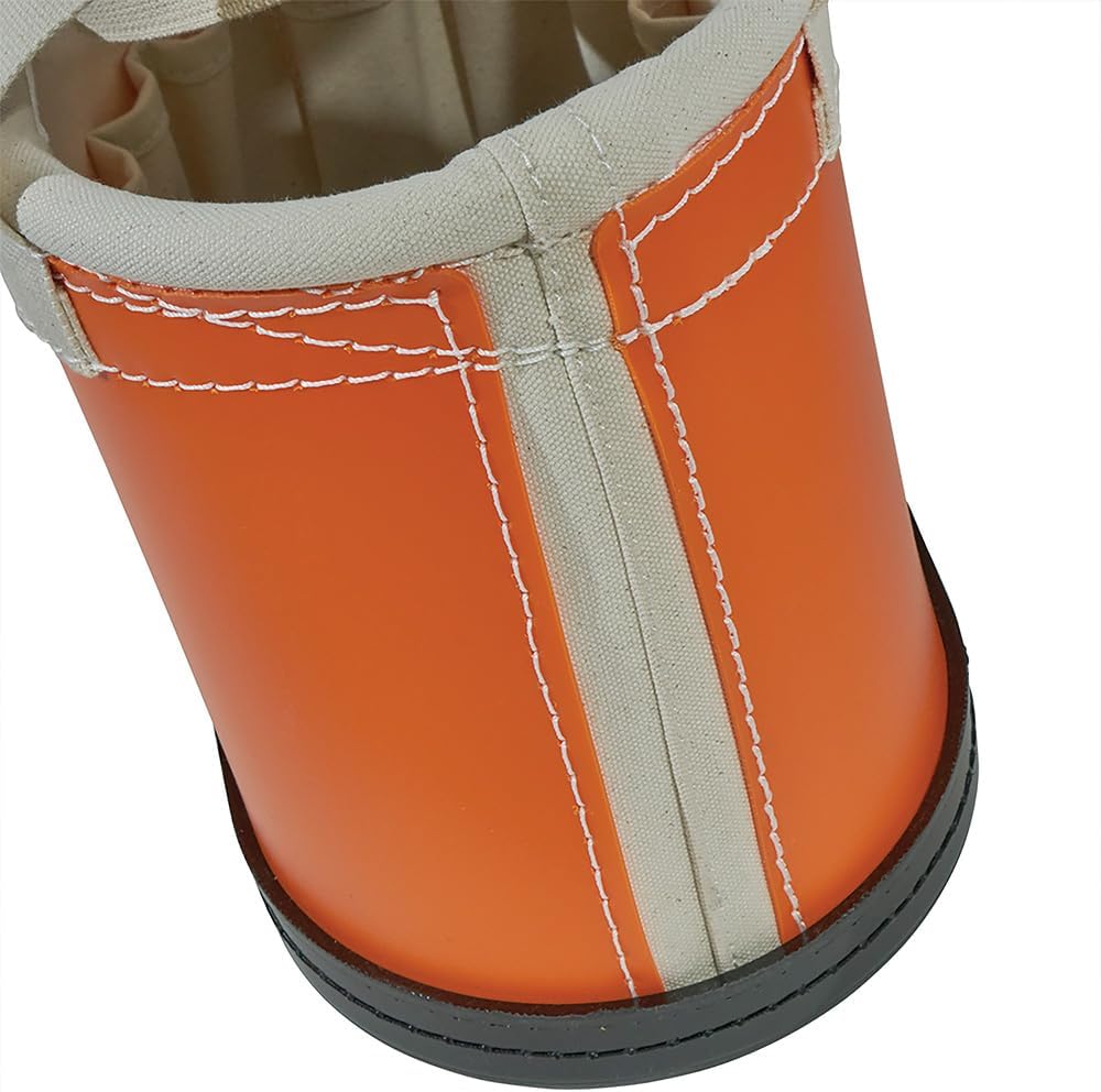 Hard Body Oval Bucket Orange/White Klein Tools 5144BHHB, Orange
