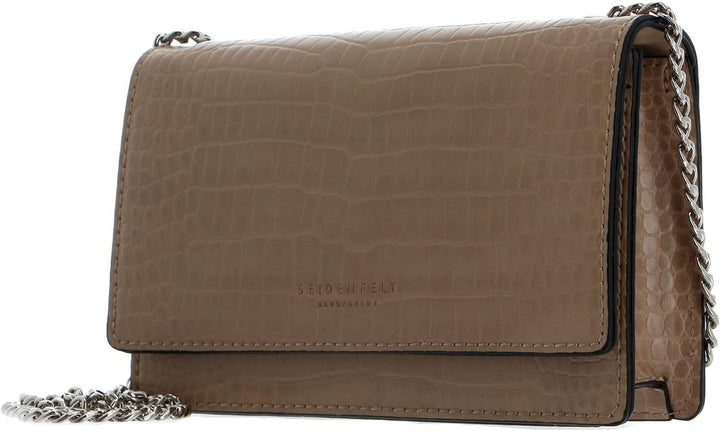 Seidenfelt Skane Schultertasche 17 cm winter beige