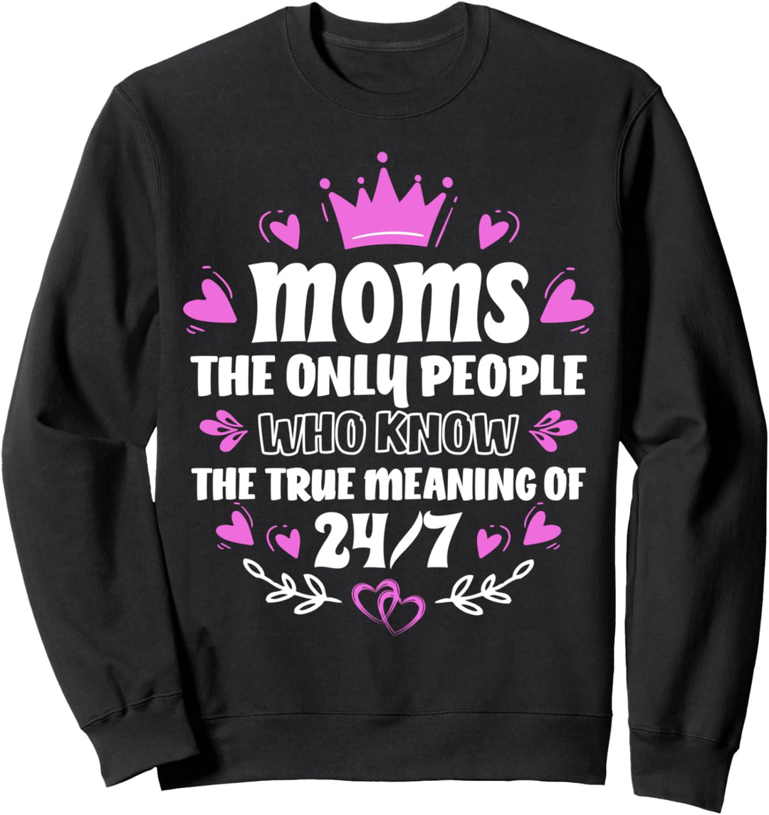 Mama Ehefrau Mama Leben Lustig Muttertag Sweatshirt